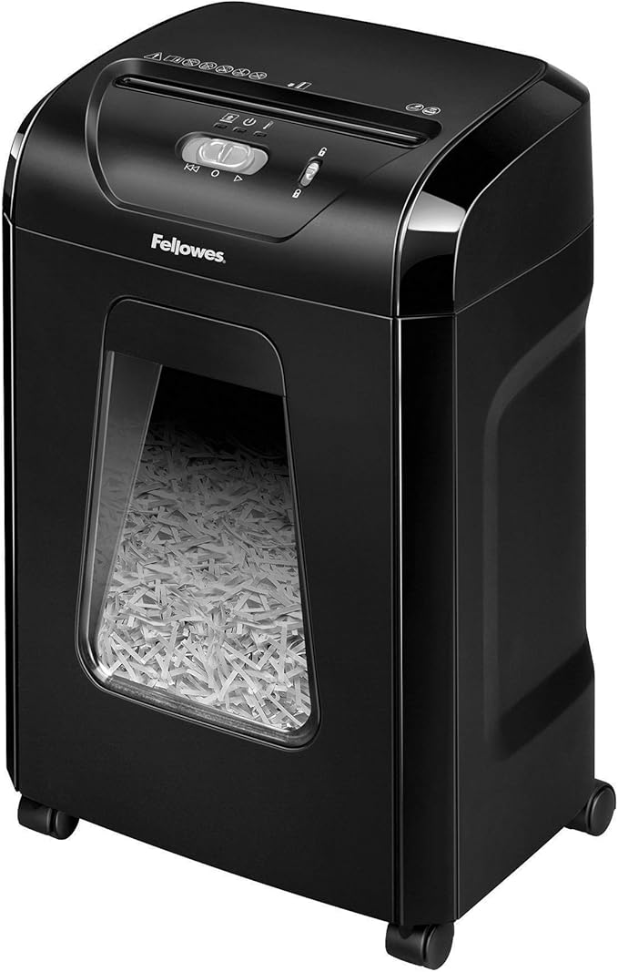 Fellowes 14-Sheet Cross-Cut Paper Shredder and Shredder Oil Bundle