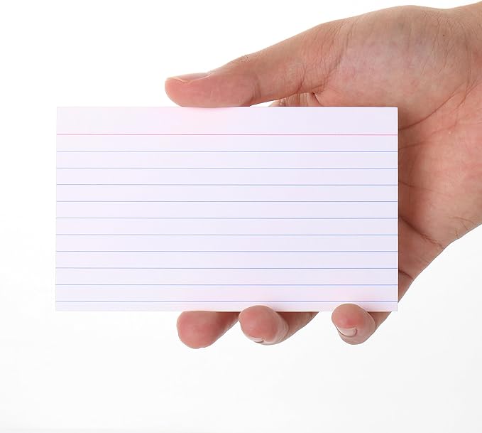 Mr. Pen- Lined Index Cards, 3x5, 100 Cards, Flash Cards, Note Cards, Index Card