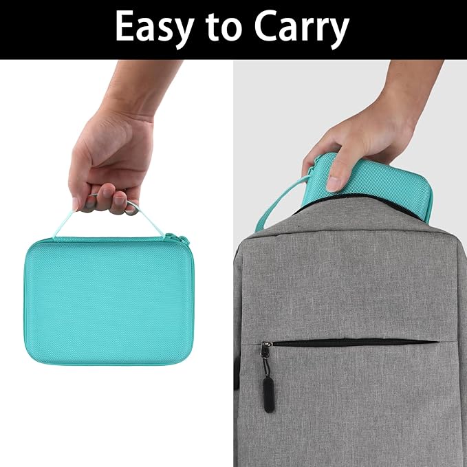Label Printer Case Compatible with DYMO LetraTag 200B Bluetooth Compact Label Maker(Daydream Blue Case)