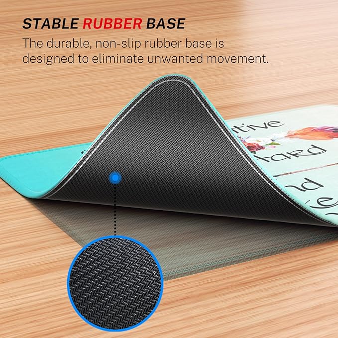 MROCO Mouse Pad [30% Larger] with Anti-Fray Stitched Edges, Premium-Textured Waterproof Surface, Non-Slip Rubber Base, Computer & Gaming Mouse Mat for Laptop, Office & Home, 8.5 x 11 in, Feather Arrow