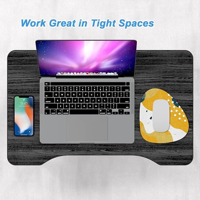 Rimilak Small Mouse Pad 6 x 7 Inch, Irregular Mini Mouse Pad with Non-Slip Rubber Base, Waterproof Compact Mouse Mat for Laptop Computer Wireless Mouse Keyboard Home Office Travel, Yellow White