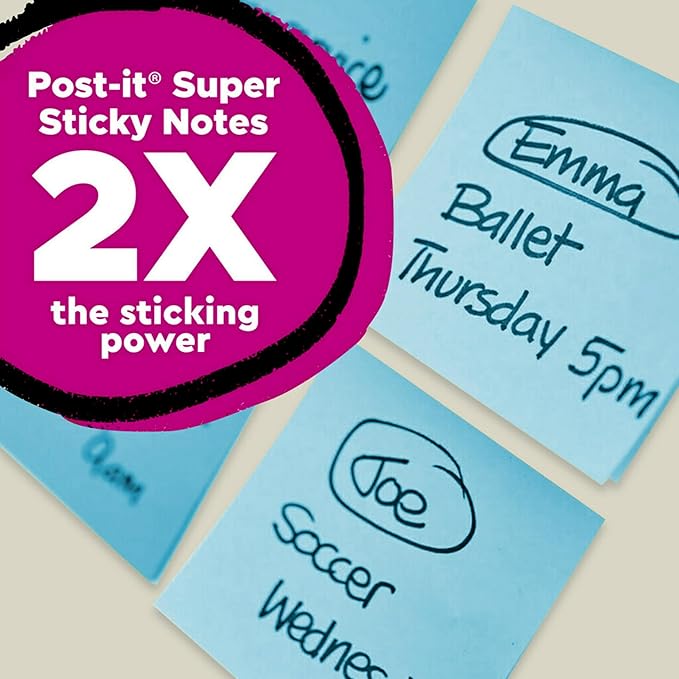 Post-it 100% Recycled Paper Super Sticky Pop-up Notes, 2X The Sticking Power, 3x3 in, 6 Pads, 70 Sheets/Pad, Oasis Collection (R330R-6SST) (Pack of 12)
