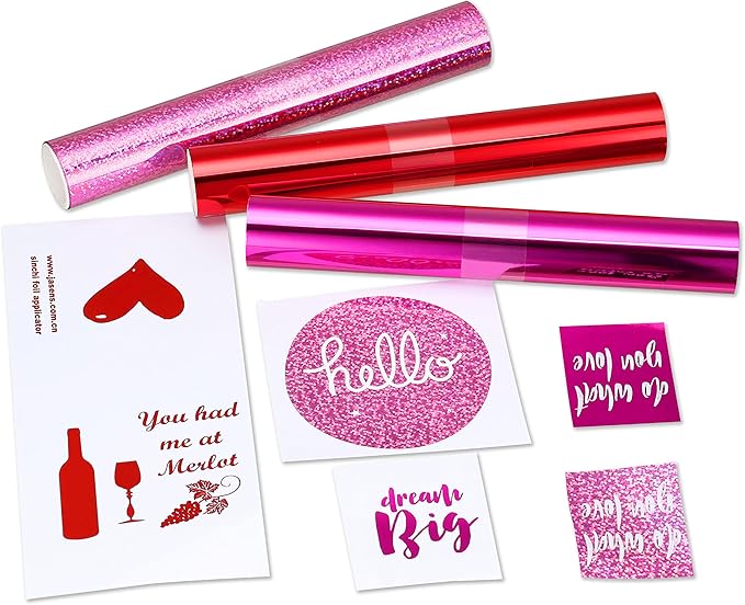 SINCHI SmartLami Laminator/Foil Applicator & 8-Color Pack Foil Rolls