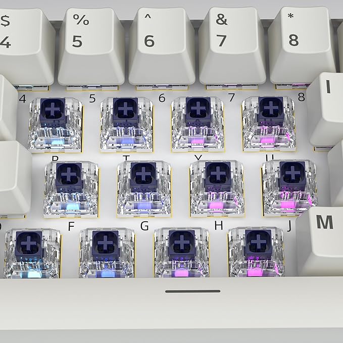 Kailh Box Navy Switches for Mechanical Gaming Keyboard,3-Pin 60gf Clicky/Factory Lubed/IP56 Dust&Waterproof Switches(Kailh Box Navy,36Pcs)