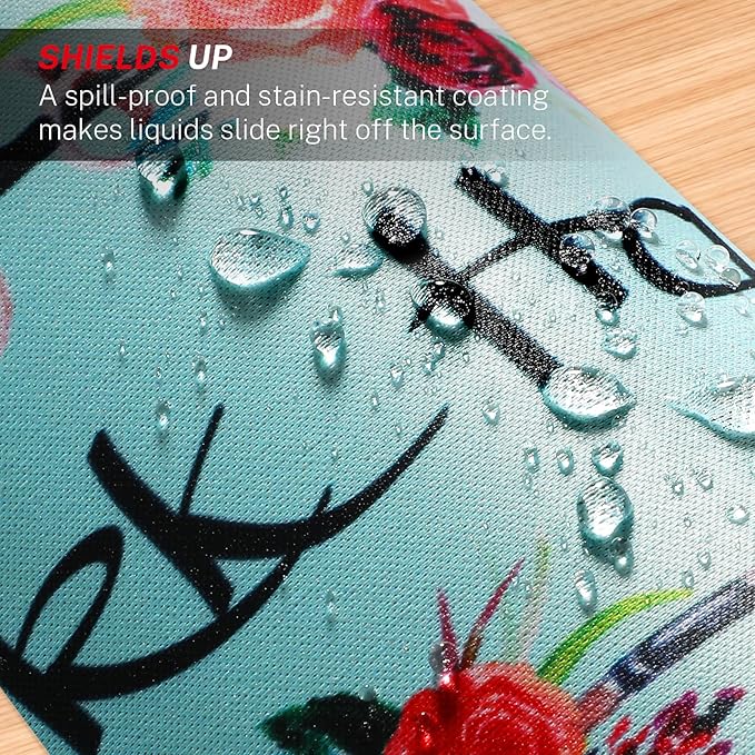 MROCO Mouse Pad [30% Larger] with Anti-Fray Stitched Edges, Premium-Textured Waterproof Surface, Non-Slip Rubber Base, Computer & Gaming Mouse Mat for Laptop, Office & Home, 8.5 x 11 in, Feather Arrow